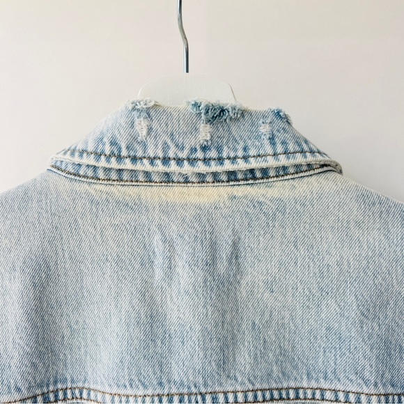 Frame Overlap Denim jacket in Cyclone, size L, E24 - Picture 10 of 10